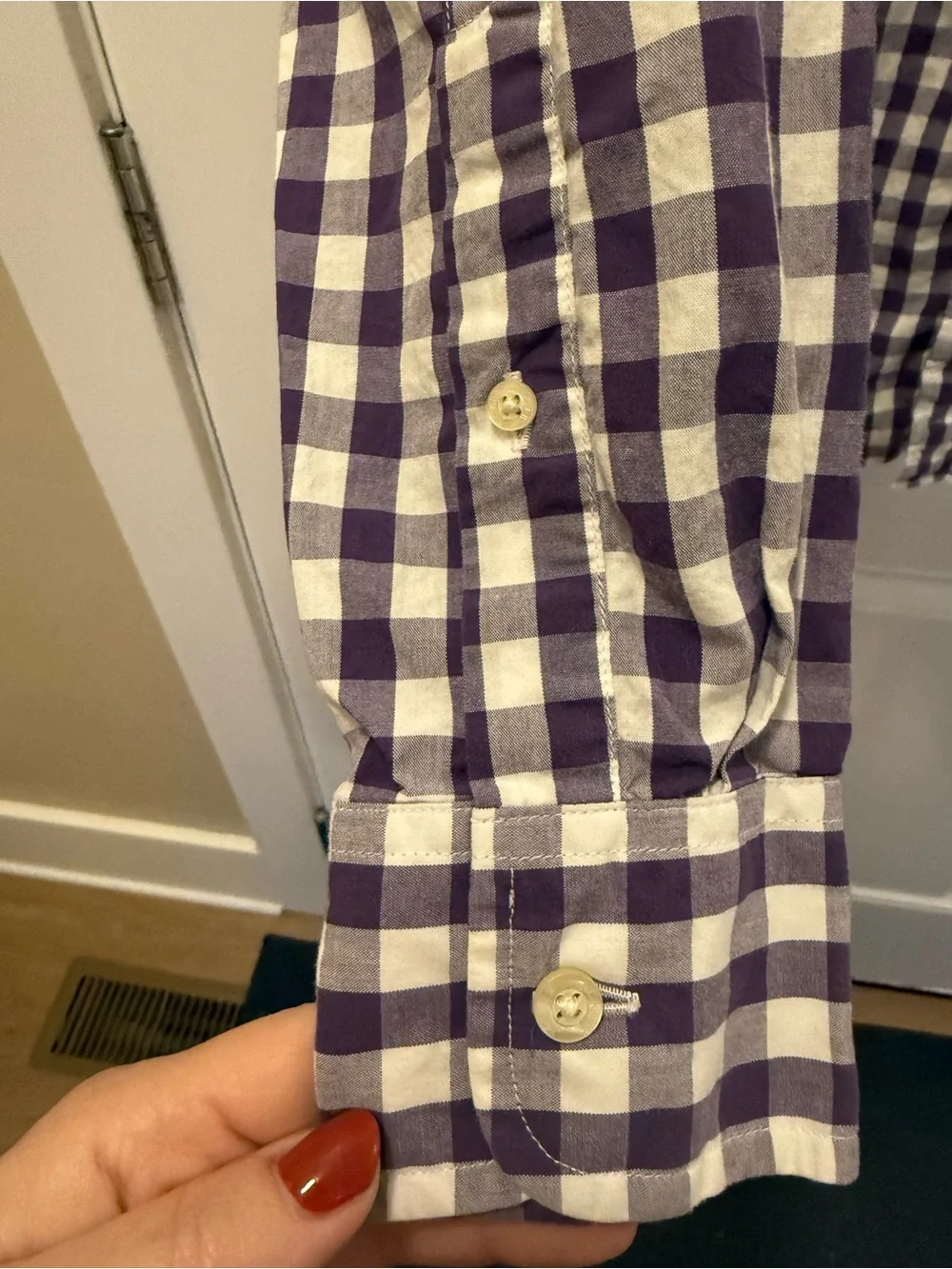 2 J.Crew Madras Plaid Shirts XS 100% Cotton Heritage Preppy Bundle